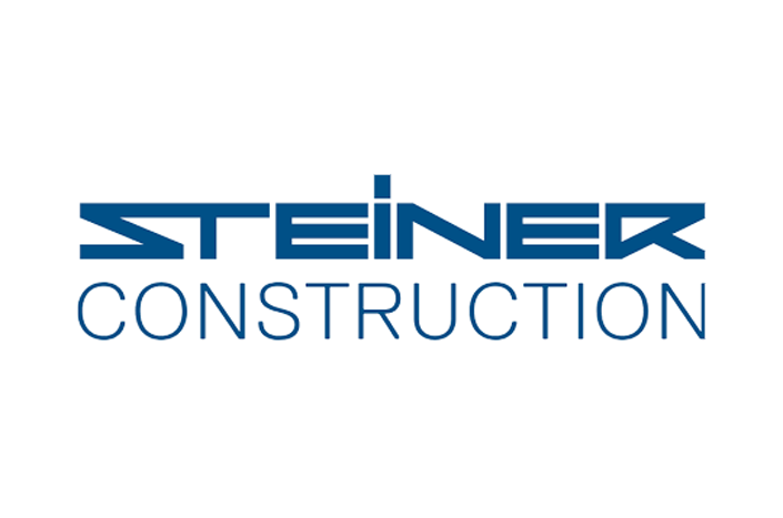 Steiner building logo on a white background.